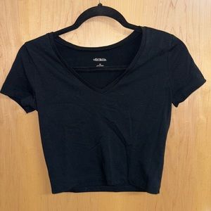 Target black & white cropped tees bundle